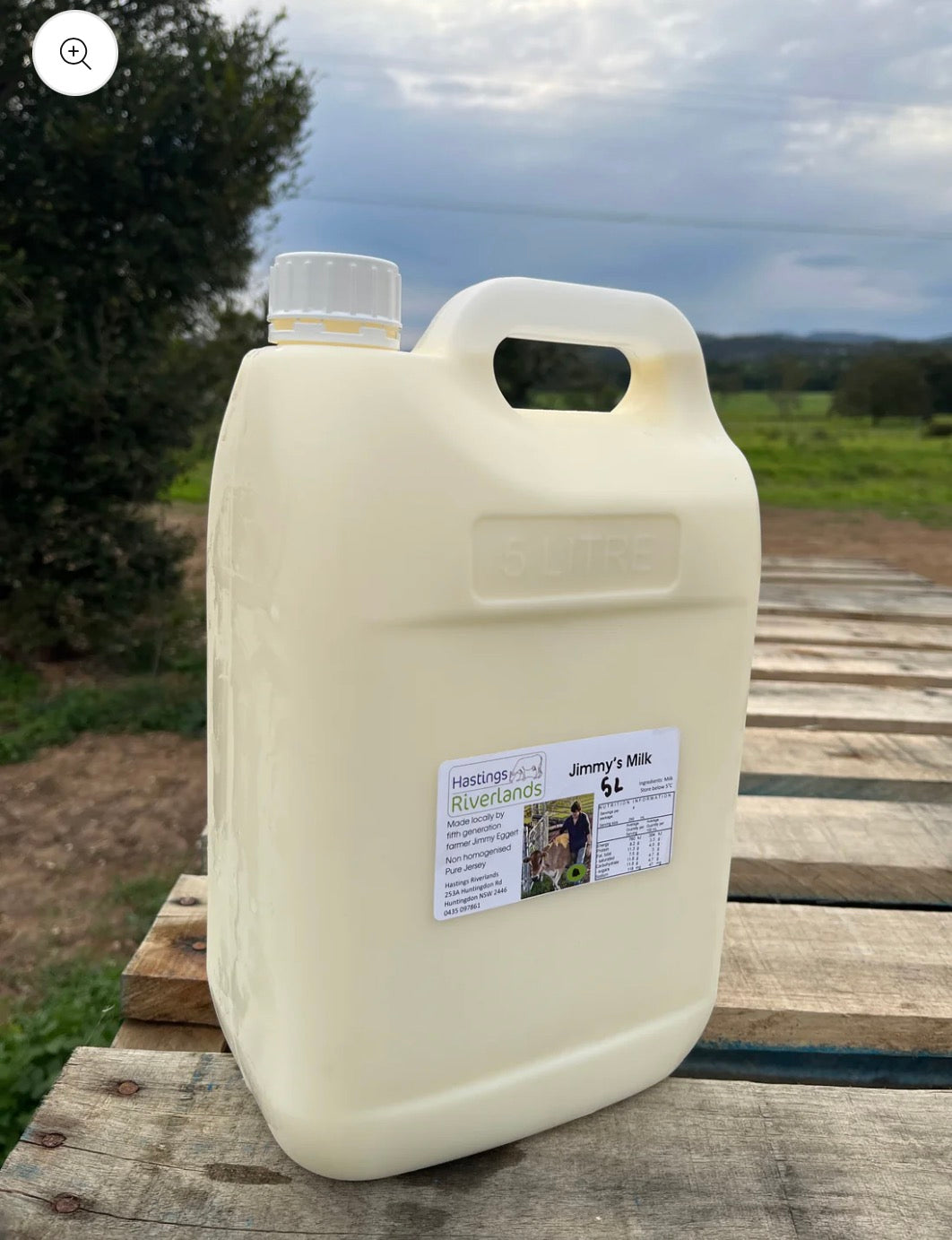 Pure Milk 5L - Chemical Free *Non Certified - Hastings Riverlands - Locally Sourced