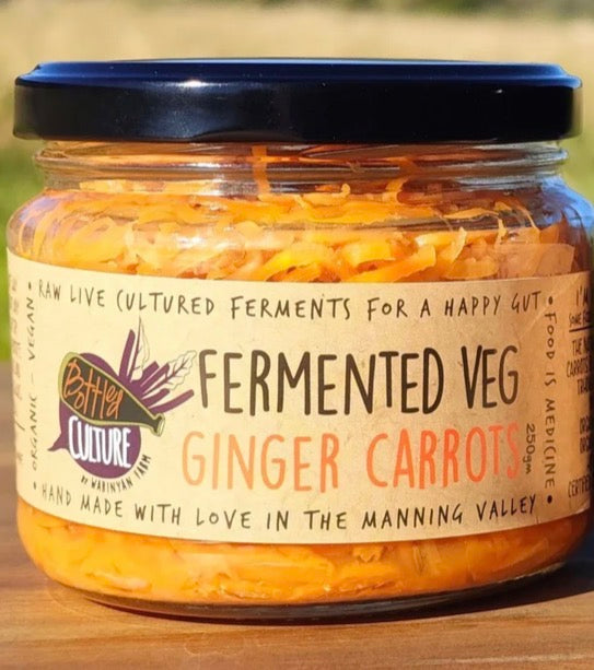 Fermented Veg - Ginger Carrots - 250g