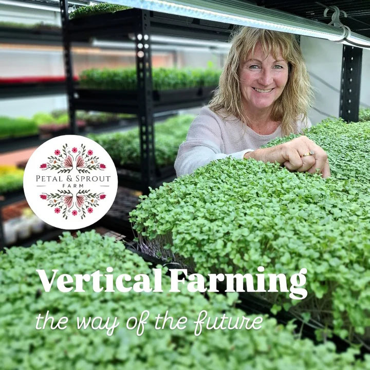 Pea Shoots - Locally Sourced (Petal & Sprout Farm)