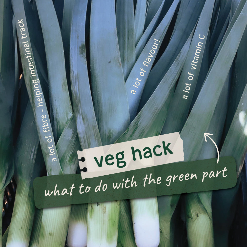 Don't Throw Away The Green Parts Of Your Leeks!