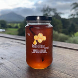 Honey - 100% Raw - 500g Vanilla Bean  - Locally Sourced (Amber Drop)